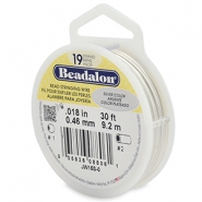 Beadalon Schmuckdraht 19 Str&auml;nge 0.46mm Silver