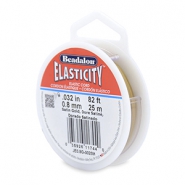 Beadalon Schmuckdraht Elastik 0.8mm 25 Meter Satin Gold