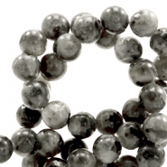Naturstein Perlen Labradorit 8mm Anthracite