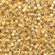 Miyuki Perlen delica's 11/0 24kt gold plated