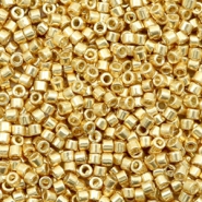 Miyuki Perlen delica's 11/0 Duracoat galvanized gold