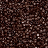 Miyuki Perlen delica's 11/0 Opaque chocolate brown