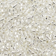 Miyuki Perlen delica's 11/0 Silverlined crystal