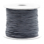 Gef&auml;rbtem Elastik Draht 0.8mm Cool grey