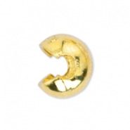 Beadalon Quetsch-Kaschierperlen 4mm Gold