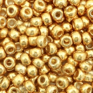 Miyuki Rocailles 6/0 Duracoat galvanized gold 6-4202