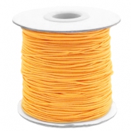 Gef&auml;rbtem Elastik Draht 1mm Sunflower orange