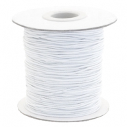 Gef&auml;rbtem Elastik Draht 1mm White