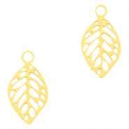 Bohemian Anh&auml;nger Blatt Gold