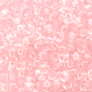 Miyuki Rocailles 8/0 Transparent light tea rose 8-155
