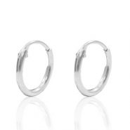 925 Silber Zubeh&ouml;r Creolen 10mm Silber