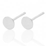 925 Silber Zubeh&ouml;r Ohrstecker 5mm Silber