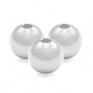 925 Silber Perlen 4mm Silber