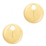 Basic quality Metall Anh&auml;nger Initiale I Gold (Nickelfrei)
