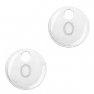 Basic quality Metall Anh&auml;nger Initiale O Antik silber (Nickelfrei)