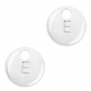 Basic quality Metall Anh&auml;nger Initiale E Antik silber (Nickelfrei)