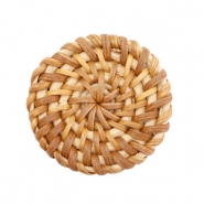Gewebte Rattan Anh&auml;nger 35mm Natural brown