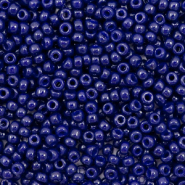 Miyuki Rocailles 11/0 Duracoat opaque dyed dark navy blue 11-4494