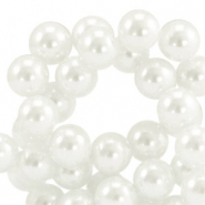 Top Qualit&auml;t Glaswachsperlen 8mm White