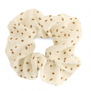 Haargummi dots Off white