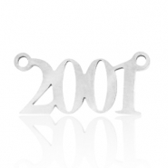Stainless Steel - Rostfrei Stahl Anh&auml;nger / Zwischenst&uuml;ck Jahr 2001 Silber