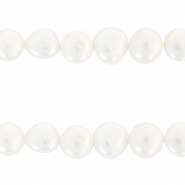 BQ S&uuml;sswasserperlen Nugget rund 9mm Natural white