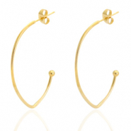 Ohrringe aus Stainless Steel - Rostfreiem Stahl Gold