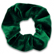 Haargummi velvet Fir green