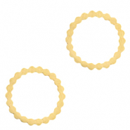 Stainless Steel - Rostfrei Stahl Anh&auml;nger/Zwischenst&uuml;ck Zirkel Gold