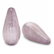 Polaris Elements Perlen tropfenform Mosso shiny Lavender aura