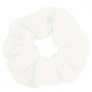 Haargummi gewebt White