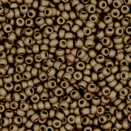 Miyuki Rocailles 11/0 Metallic matte dark bronze 11-2006