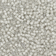 Miyuki Perlen delica's 11/0 Fancy lined moonstone grey DB-2391
