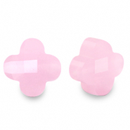 Fashion Facett Perlen Gl&uuml;cksklee Azalea pink