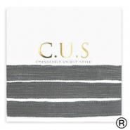 C.U.S&reg; Schmuckband Shimmery anthracite grey
