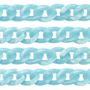 Acrylkette 19mm Light blue