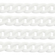 Acrylkette 19mm White