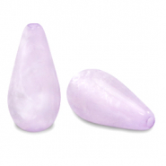 Polaris Elements Perlen tropfenform Mosso shiny Pastel lilac