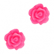 Rosen Perlen 10mm Magenta pink