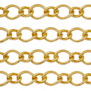 Stainless Steel - Rostfrei Stahl Schmuckzubeh&ouml;r Gliederkette Ankerkette Gold