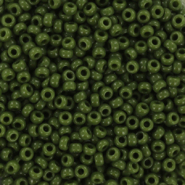 Miyuki Rocailles 11/0 Opaque avocado green 11-501