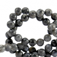 Naturstein Perlen Labradorit 8mm Anthracite black
