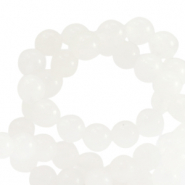 Naturstein Perlen Quarz 4mm White