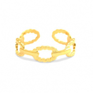 Ringe aus Stainless Steel - Rostfreiem Stahl Gold
