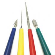 Beadsmith Perlenbohrer Set Multicolour-silber
