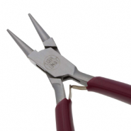 Beadsmith Rundzange Rot-silber