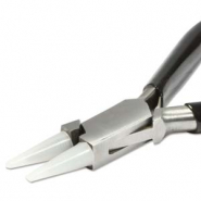 Beadsmith Rundzange Schwarz-silber