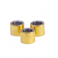Stainless Steel - Rostfrei Stahl Perlen Tube 2.5mm Gold