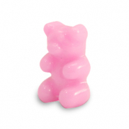 Resin-Perlen Gummib&auml;rchen Hot pink