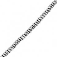 Hematite Perlen Disc Silver